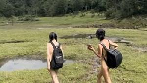 双人全裸户外 非常有艺术感2